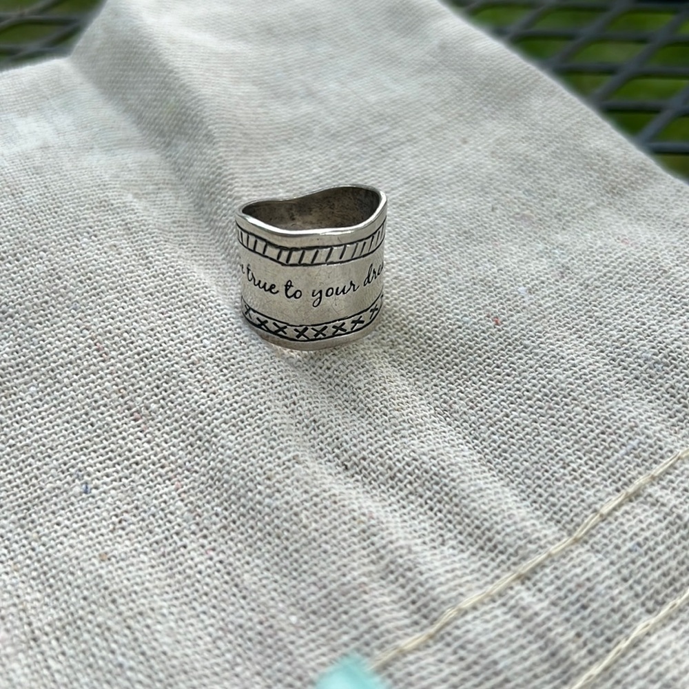 Silpada “Be true to your dreams” ring